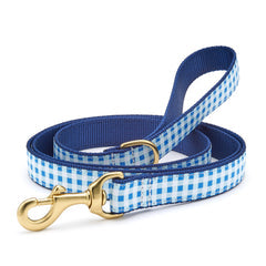 Up Country Blue Gingham Collars & Leads