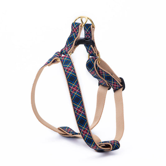 Up Country Black Tartan Step In Harness
