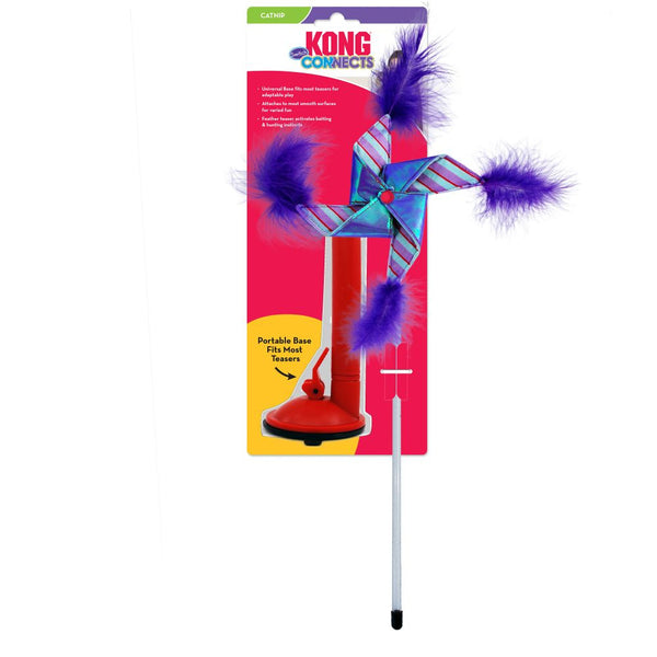KONG Connects Switch Teaser Pinwheel Cat Toy