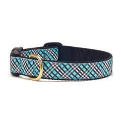 Up Country Aqua Plaid Collars & Leads