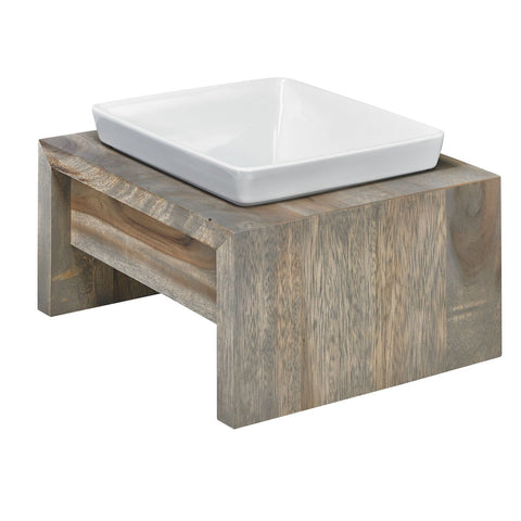 Artisian Single Wood Diner - Fossil