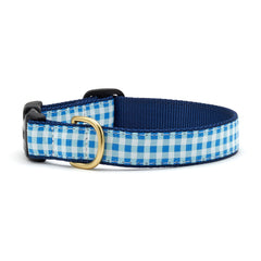 Up Country Blue Gingham Collars & Leads