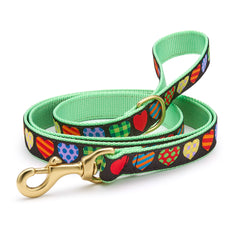 Up Country Colorful Hearts Collar & Leads