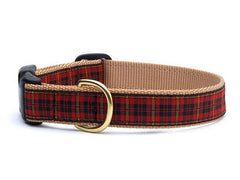Up Country New Red Plaid Collars & Leads