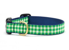 Up Country Lime Gingham Collars & Leads