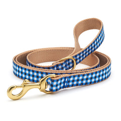 Up Country Navy Gingham Collars & Leads