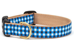 Up Country Navy Gingham Collars & Leads