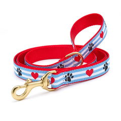 Up Country Pawprint Stripe Collars & Leads