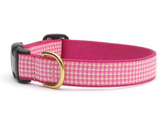 Up Country Pink Gingham Collars & Leads