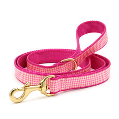 Up Country Pink Gingham Collars & Leads